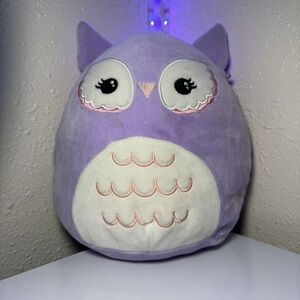 8 inch Miranda, the purple owl, squishmallow
